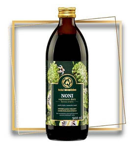 Сік плодів ноні, натуральний сік ноні, 500 мл - Herbal Monasterium