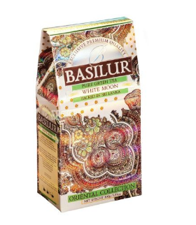 Basilur White Moon, 100 г, Чай Базилур, Белый месяц, зеленый улун