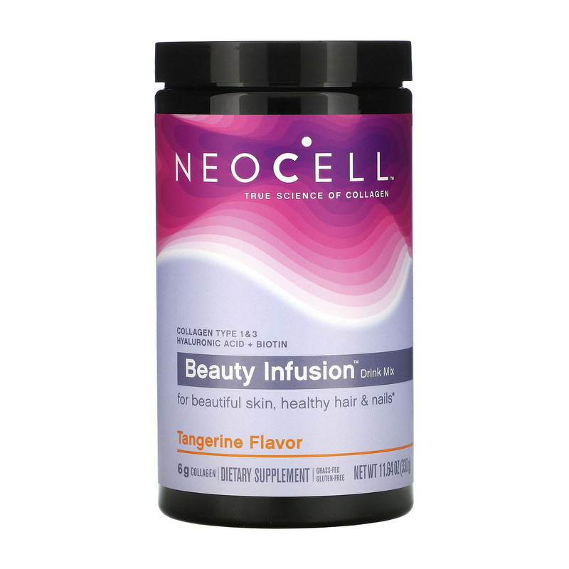 Гіалуронова кислота + колаген NeoCell Beauty Infusion Collagen Drink Mix 330 g, фото 1