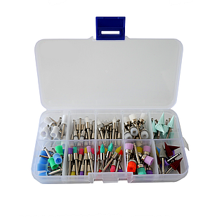 Набір стоматологічних полірів, асорті, 100 шт