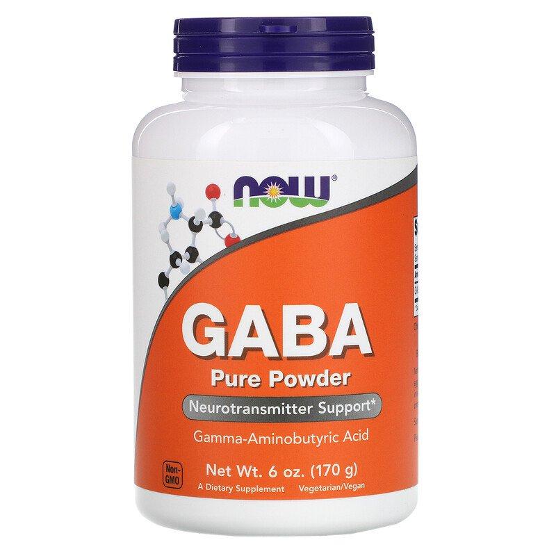 GABA Pure Powder NOW Foods 170 г