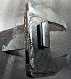 Клиновий опалубковий затискач "КРАБ" зварений із листового металу., фото 7