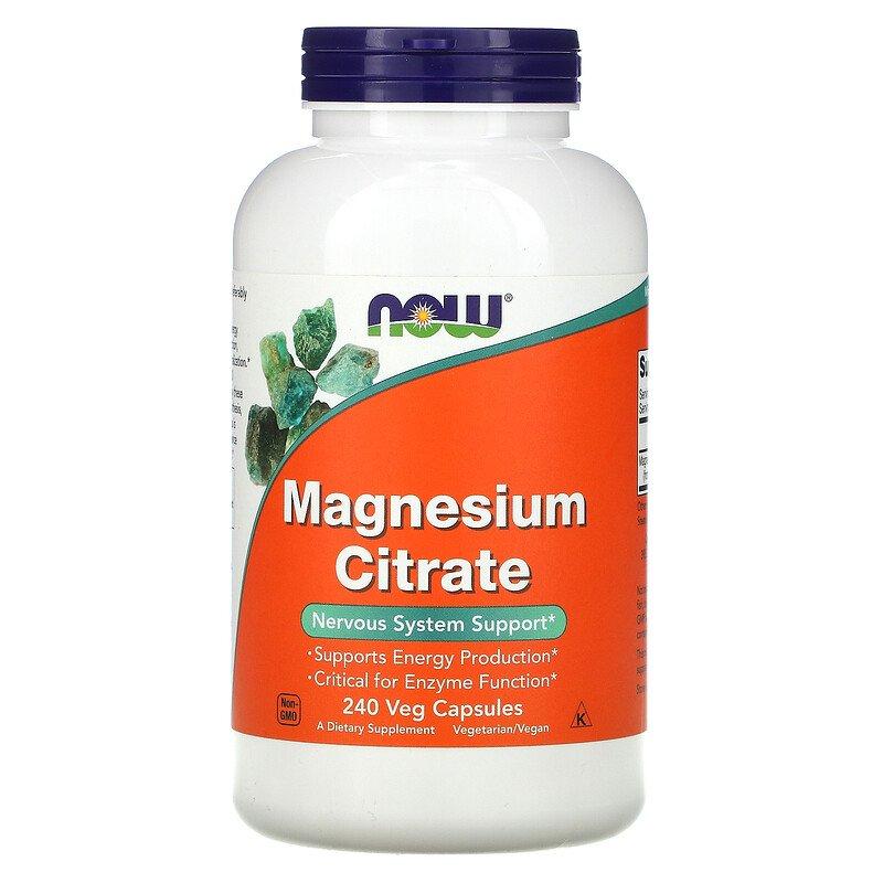 Magnesium Citrate Now Foods 240 капсул