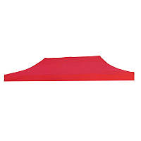 Крыша на шатер торговую палатку 3х6 м плотная прорезиненная ткань красный