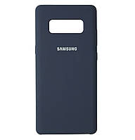 Чохол Silicone Case Premium для Samsung Note 8 Dark Blue 8