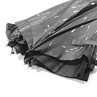 Зонт навпаки Lesko Up-Brella Метеоритний дощ з малюнком брендовий вітрозахисний ручка Hands-free, фото 6
