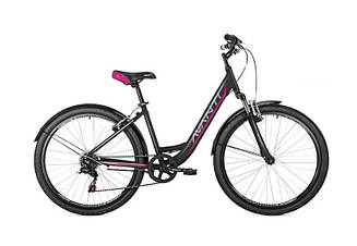 Велосипед Avanti Blanco 26" 6 spd 2021 чорно-рожевий