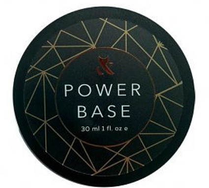 Базове покриття для гель лаку каучукове, F. O. X Base Power, 30 мл