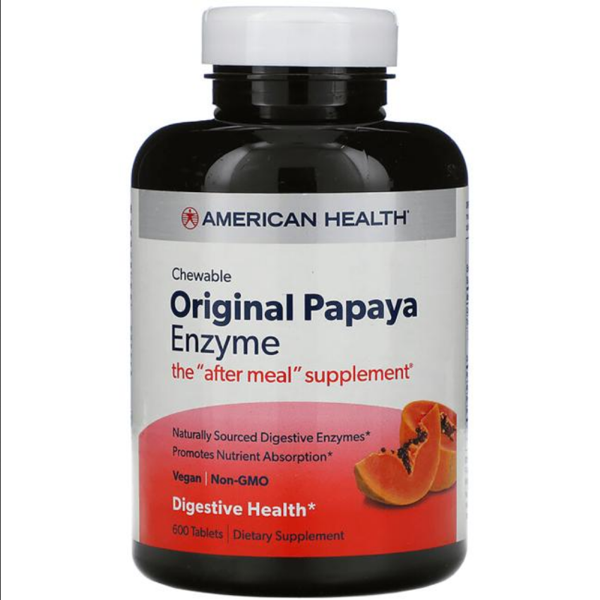 Жевательные папайя энзимы / Chewable Original Papaya Enzyme, 600 ...