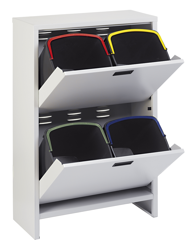 Вентиляційна шафа для сортування сміття Mobil Plastic 100/4-GR