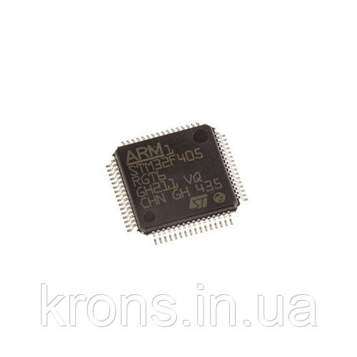 Чіп STM32F405RGT6 STM32F405 LQFP64, мікроконтролер, фото 1