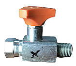 Кран для манометра з різьбленням 1/2'' (пряме з'єднання), фото 2