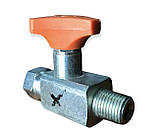 Кран для манометра з різьбленням 1/2'' (пряме з'єднання), фото 3