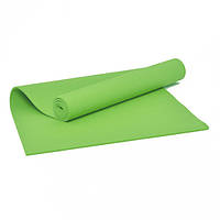 Коврик для йоги и фитнеса 6 мм ПВХ зеленый Каремат туристический
