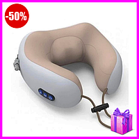 Массажная подушка для шеи U-shaped massage pillow, портативный вибромассажер для шеи