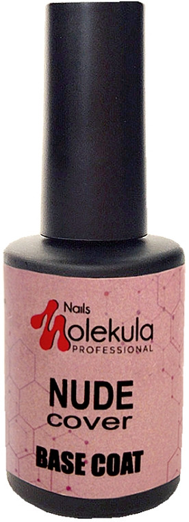База для гель лаку камуфляжна, Nails Molekula Nude Cover Base Coat, фото 1