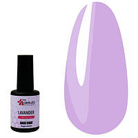 База для гель лака цветная камуфлирующая Nails Molekula Base Macaron Color Lavender, 12 мл