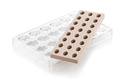 Форма для шоколаду OVALE 23х33 мм Silikomart CH014