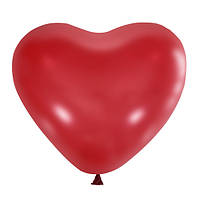 Воздушный шар 10" сердце пастель красное