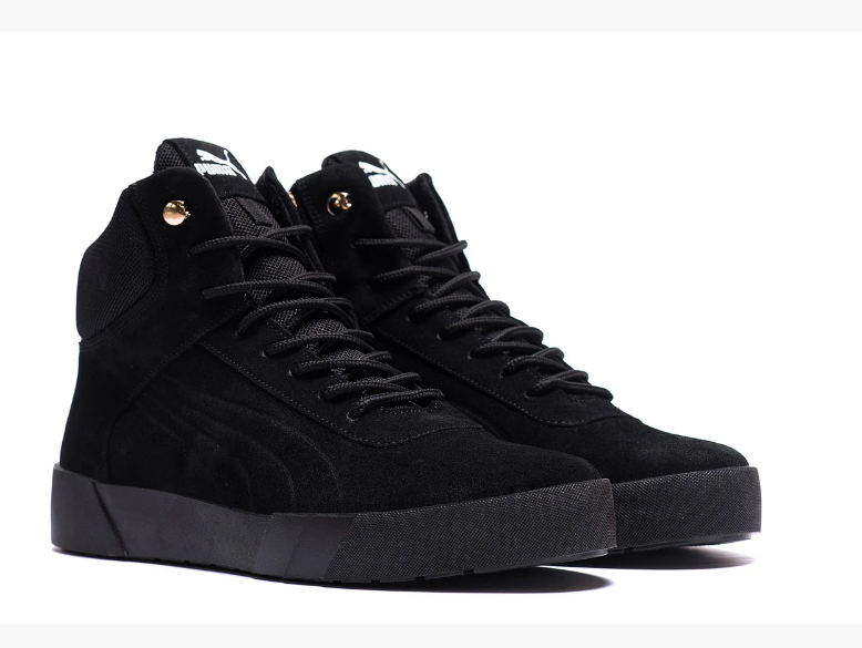 Чоловічі зимові черевики Puma black, фото 1