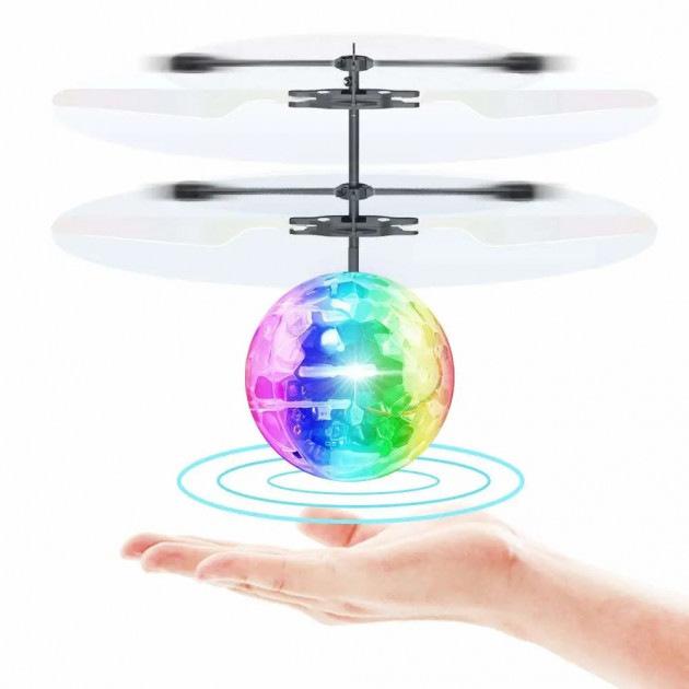 Літаючий, блискучий куля акумуляторний LED Flying Ball JM888