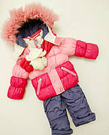 Детский зимний комбинезон (куртка и полукомбинезон) для мальчика размер 98 ( на 3 года) Замеры на фото