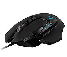 Миша дротова Logitech G502 Gaming Mouse HERO High Performance Black