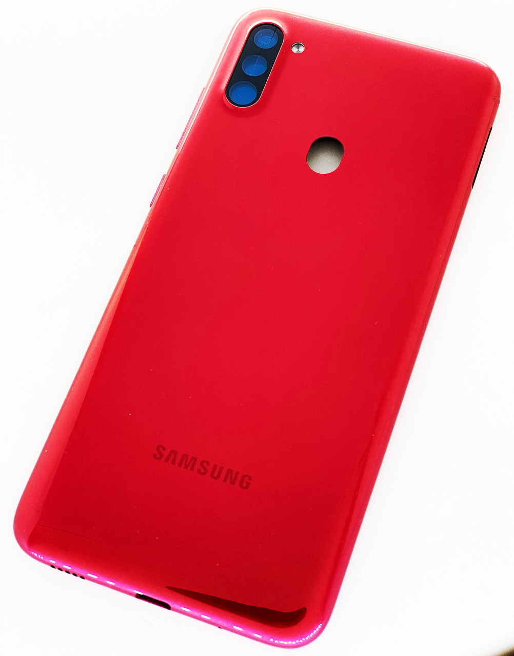 Задня кришка для Samsung A115F Galaxy A11, червона, оригінал (Китай), фото 1
