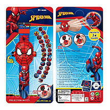 Годинник наручний ігровий дитячий з 3D проєкцією героя Людина-павук (Spiderman), фото 3