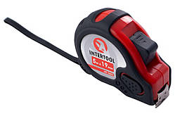 Рулетка Intertool 5 м x 19 мм гумова супер-магніт (MT-0605)
