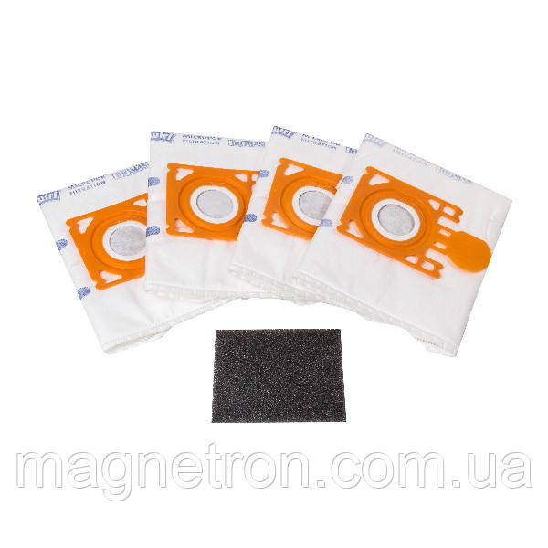 Набір мішків (4шт) 3,5L і фільтр мотора для пилососа Thomas SmartTouch 787252, фото 1
