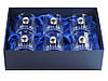 Набір кришталевих стаканів для віскі RCR Boss Crystal ГАРМОНІЯ Сет з 6 келихів срібло, фото 6