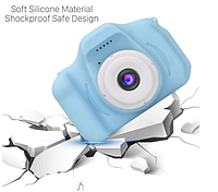 Цифровая детская камера с функцией видео и 2.0 дисплеем Синяя