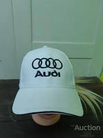 Брендовий кепка AUDI (біла) бейсболка