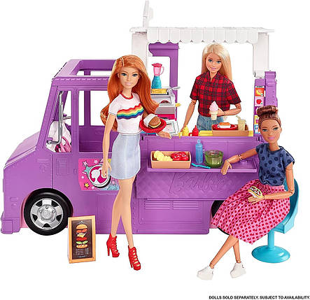 Набір Барбі Фургончик з їжею без ляльки Barbie Fresh 'n Fun Food Truck GMW07, фото 2