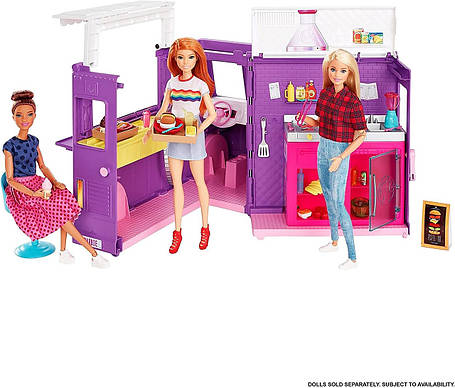 Набір Барбі Фургончик з їжею без ляльки Barbie Fresh 'n Fun Food Truck GMW07, фото 2
