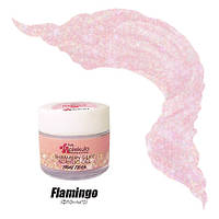 Акригель для наращивания ногтей камуфлирующий Nails Molekula Shimmery Silky Acrylic Gel, 30 мл, №06 Flamingo