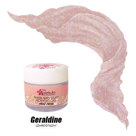 Акрил-гель Nails Molekula Shimmery Silky Acrylic Gel №08 Geraldine, 30 мл