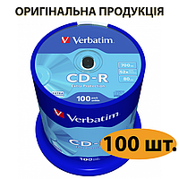 Диски CD-R Verbatim Extra Protection 100 шт., болванки сд-р