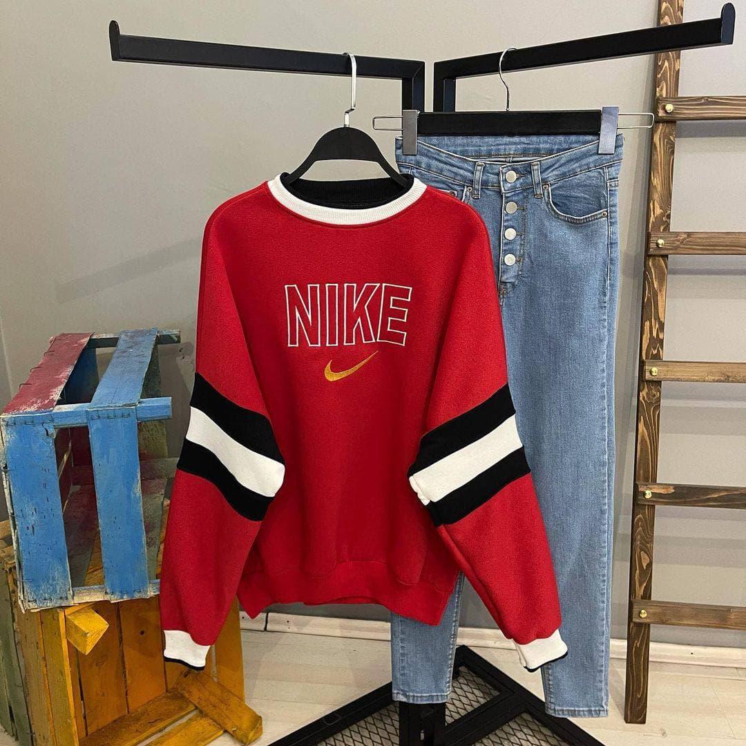 Чоловіча кофта світшот Nike M867 червона