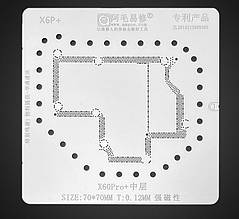 Трафарет BGA Amaoe PCB Vivo X60 Pro Plus (0.12mm)