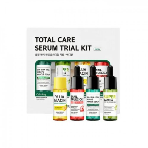 Набір Мініатюр Сироваток для обличчя Some By Mi Total Care Serum Trial Kit 4 шт * 14 ml
