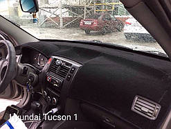 Накидка на панель приладів HYUNDAI Tucson 1 пок. 2005-2009 Чохол/накидка на торпеду авто Хюндай Таксон