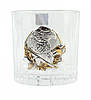 Подарунковий набір келихів для віскі з кришталю зі сріблом і золотом, Сет склянок RCR Boss Crystal ЛІДЕР, фото 3