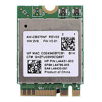 Wi-fi+BT 5.0 модуль M.2 Realtek RTL8822CE (AW-CB375NF) RTL8822CE 802.11 a,b,g,n+ac 1200Mbps 2,4 GHz/ 5GHz!