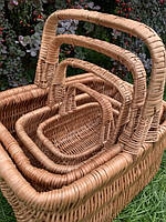 Комплекти кошиків з лози