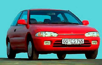 Амортизатор задній MITSUBISHI Colt з 1996 г із двигунами 1,3 1,6 1,8 (Стої на Кольт), фото 3