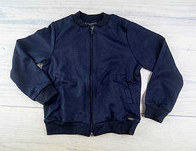 Кофта для хлопчиків на блискавці Від 116 до 158 розміру Синій Джерсі КФ216 Бембі Україна 12 років, зріст 152 см