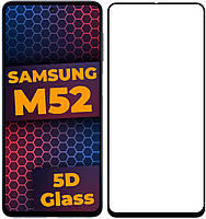 5D стекло Samsung Galaxy M52 M526 (Защитное Full Glue) Black