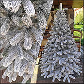 Лита ялинка "Буковельська" засніжена Елітна 1,5 м. Штучні пишні ялинки литі засніжені 150 см